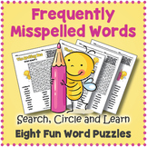 FREQUENTLY / COMMONLY MISSPELLED WORDS Word Search Workshe
