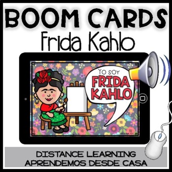 Preview of FRIDA KAHLO Boom Cards | Cinco de Mayo and Hispanic Heritage in Spanish