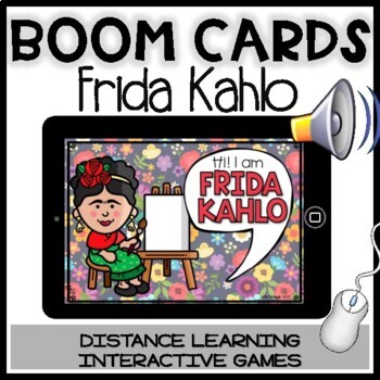 Preview of FRIDA KAHLO Boom Cards: Reading comprehension activities | Cinco de Mayo