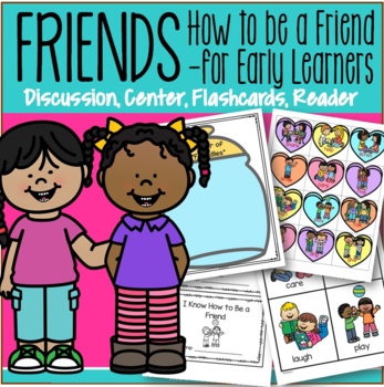Preview of FRIENDS Activities - Discussion Center Flashcards Reader Differentiated
