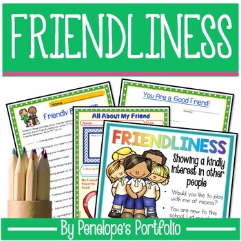 FRIENDSHIP Activities and Worksheets - Character Education ...