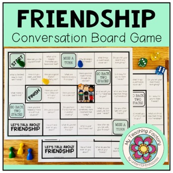 FRIENDSHIP - Conversation Board Game by My Teaching Factory | TPT