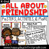 FRIENDSHIP UNIT- Kindergarten/1st/2nd- (TEKS & CCSS Aligned)