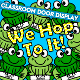 FROG THEME Classroom Door/Bulletin Board Display