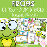 FROGS Classroom Labels | Editable Name Tags, Posters & Doo