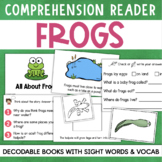 FROGS Decodable Readers Comprehension Vocabulary Sight Word Book