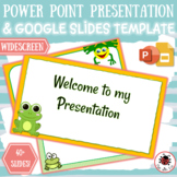 FROGS PowerPoint / GoogleSlides Template | Fun Distance Le