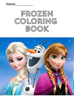 Preview of FROZEN, Coloring Pages/Book, x40 Printables