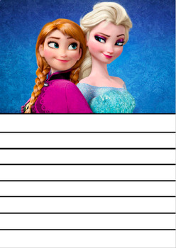 Preview of FROZEN STORY STARTERS - A WRITING template for RELUCTANT WRITERS X20 pages