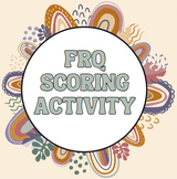 FRQ Scoring Practice Activity - AP Human Geography