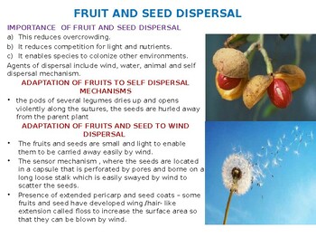 Preview of FRUIT AND SEED DISPERSAL