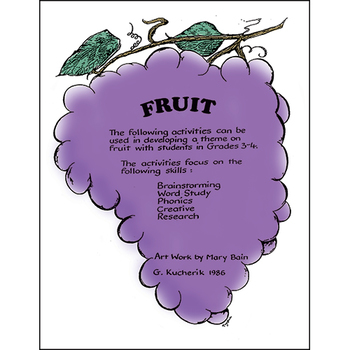 Preview of FRUIT Gr. 3-4