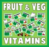 FRUIT VEGETABLES VITAMINS RESOURCES KS2-4 FOOD TECHNOLOGY 