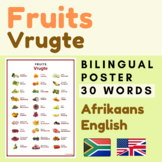 FRUITS Afrikaans English bilingual | Afrikaans Fruits