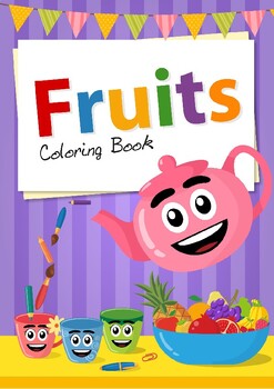 Preview of FRUITS COLORING BOOK