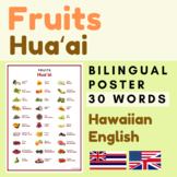 FRUITS Hawaiian English vocabulary