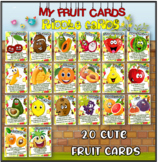 FRUITS RIDDLE CARDS: WHAT AM I?