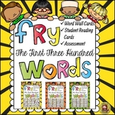 FRY'S FIRST THREE HUNDRED WORDS BUNDLE { WORD WALL, READIN