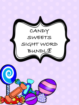 Preview of FRY SIGHT WORD CANDY SWEETS BUNDLE