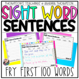 FRY SIGHT WORD Sentences | First 100