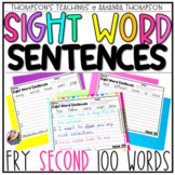 FRY SIGHT WORD Sentences | Second 100