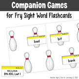 FRY SIGHT WORDS - Companion Games for Flashcards