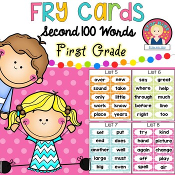 Preview of Fry Sight Words for First Grade