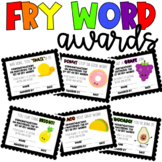 FRY WORD AWARDS 7-12