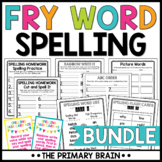 FRY Word Spelling List & Homework | Practice Activities fo