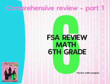 Preview of FSA 6th grade math comprehensive review - part 1