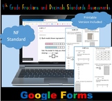 4th Grade Fractions and Decimals Standards Assessments GOO