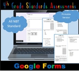 4th Place Value and Operations Standards Assessments GOOGL