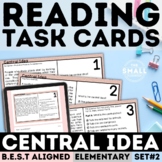 Central Idea Task Cards Fiction & Non Fiction Main Idea Pa