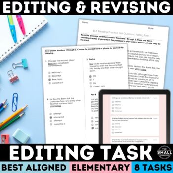 Preview of Revising and Editing Practice 3rd 4th 5th Grade Florida BEST Standards ELA