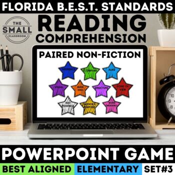Preview of Paired Informational Texts PowerPoint Game | Florida B.E.S.T. Standards