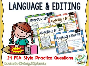 Preview of FSA Language and Editing Tasks BUNDLE {Sets 1-4}