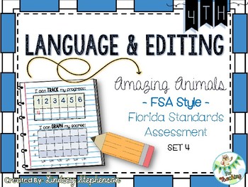 Preview of FSA Language and Editing Tasks {Florida Standards Assessment} - Set 4