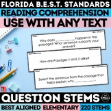 Reading Comprehension Question Stems Higher Order Thinking