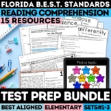 Ultimate ELA FAST Test Prep Bundle 3rd 4th 5th Grade Flori