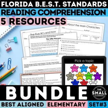 Preview of FAST Test Prep 3rd 4th 5th Grade Reading Comprehension Activities Editing Revise