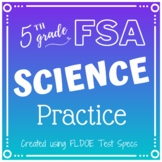 FSA Science 5th Grade Sample Items (Test Spec Items) Task Cards