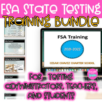 Preview of FSA State Testing Administrator Training Presentation | Editable
