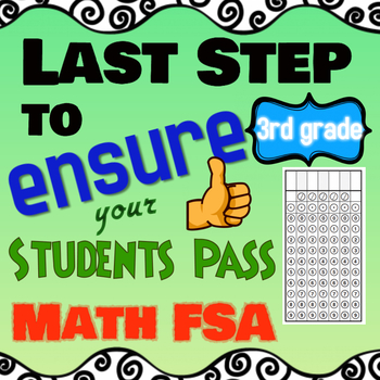 Preview of FSA Test Math Gridded Response Practice, 3rd Grade Math FSA Prep