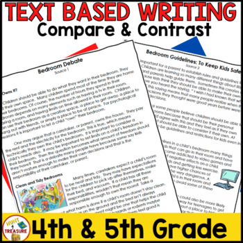 Preview of BEST Text Based Writing and FAST Reading Informational Text | Compare & Contrast