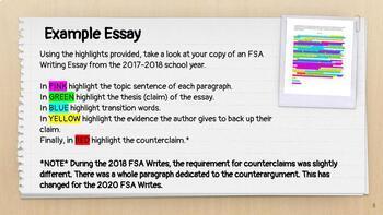 fsa argumentative essay examples grade 10