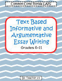 FSA Writing / Common Core Writing Packet Grades 6-11