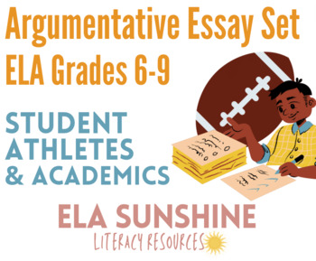 Preview of FSA Writing Prep: Argumentative Essay Set (Grades 6-9)