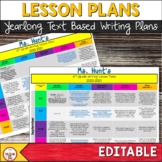 Lesson Plans | Text Based Informational & Opinion Writing 