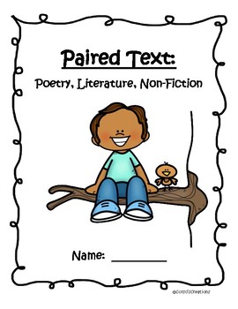 Preview of FSA and PARCC Paired Text:  Non-fiction, Poetry, Graphic Source, Writing Prompt