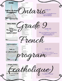 FSF1D1 Grade 9 destreamed French (version catholique)